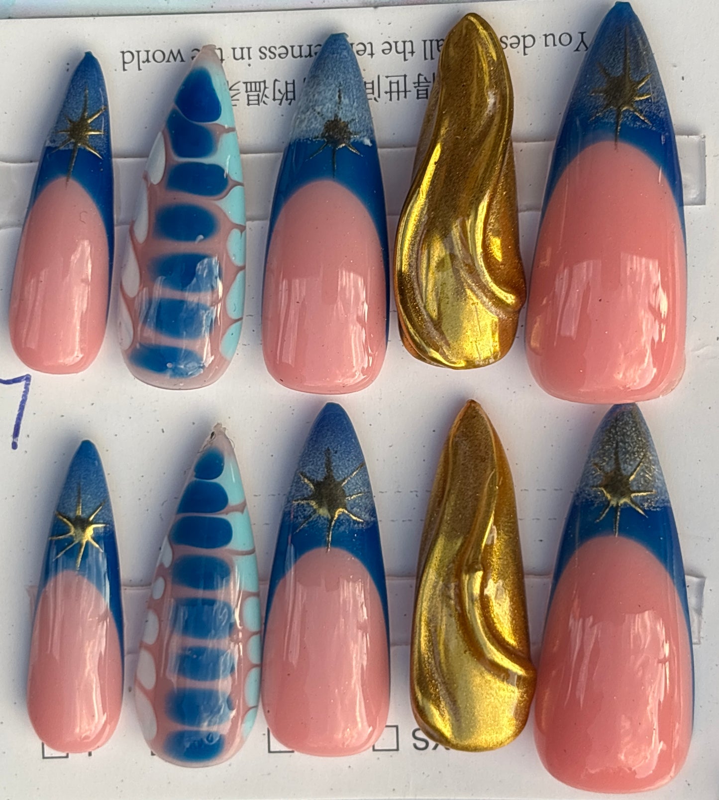 LUXURY ACRYLIC PRESS-ON NAILS (Large)