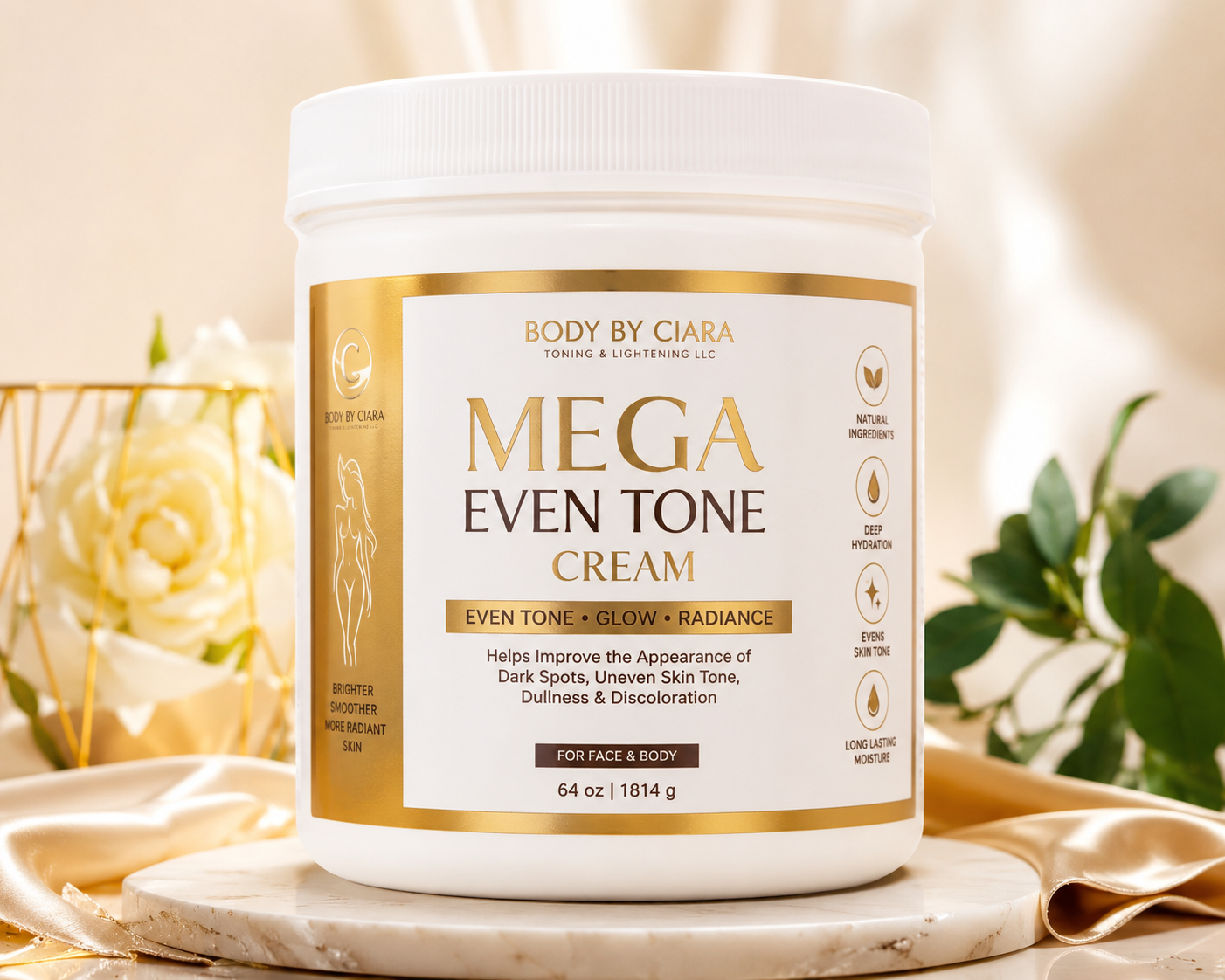 Mega Even Tone Cream 64 Oz