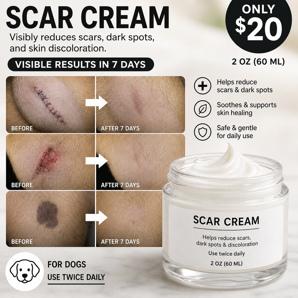 Rapid Scar Cream 2oz