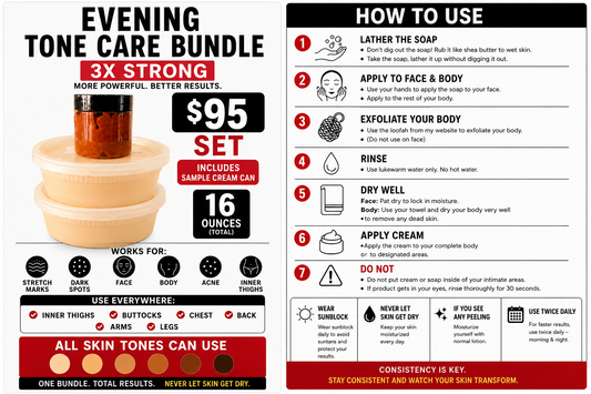 Evening Tone Care Bundle – 16 OZ