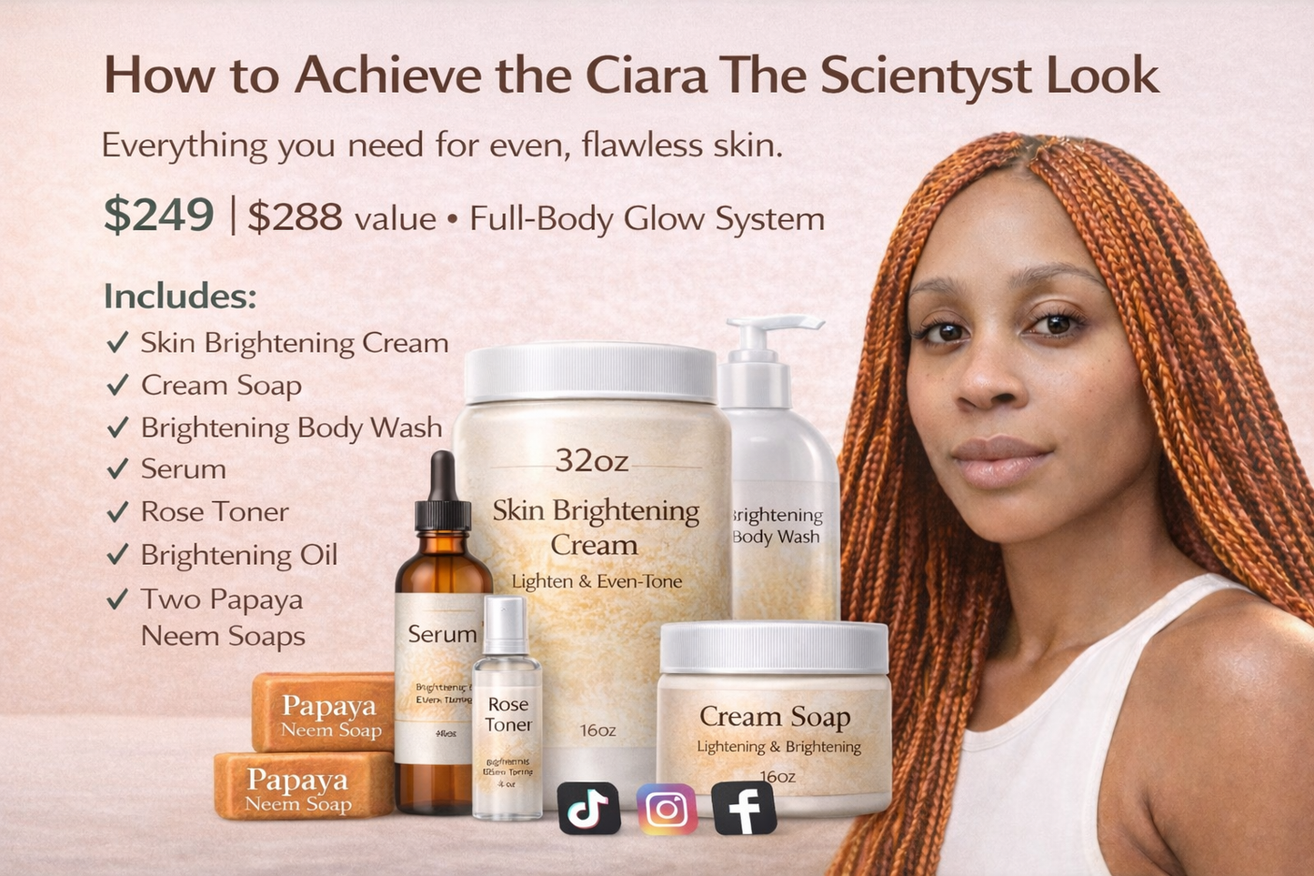 Ciara The Scientyst™ Full Body Glow System