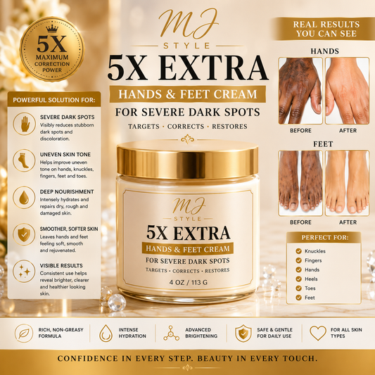 MJ STYLE HANDS & FEET CREAM  (4oz)