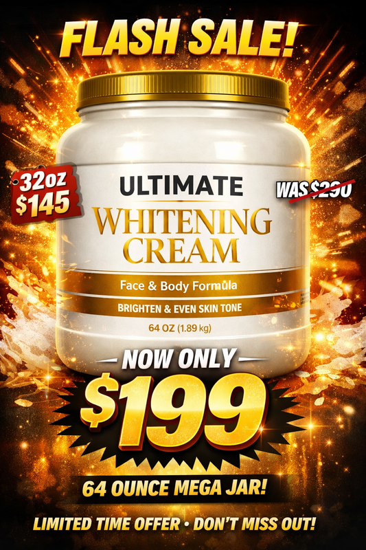 64oz Mega Brightening Cream (3–4 Day Results) – Face, Body & Knuckles Even Tone Formula