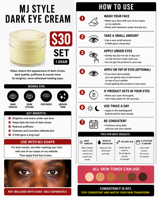Dark Eye Cream – Dark Circles & Dark Eyelids | 1 Gram