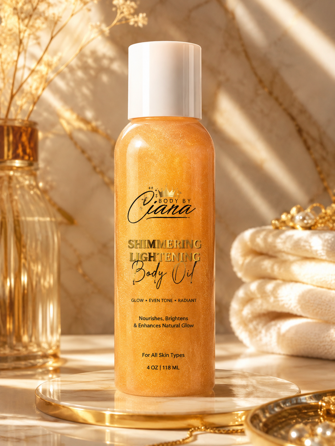 Shimmering Lightening Body Oil